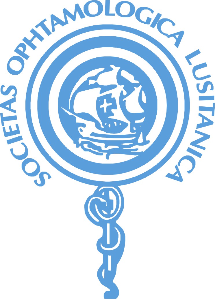 logo sociedade Portuguesa de Oftalmologia azul